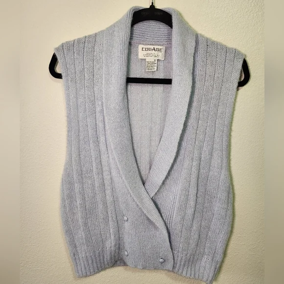 Collage Vintage Knit Vest - Picture 3 of 7